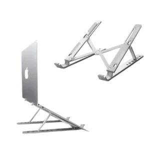 Foldable Adjustable Metal Laptop Stand – 7 Gears Ergonomic Portable Holder