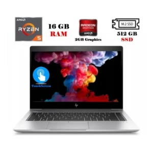 HP 745 Touch 16GB RAM 512GB Storage Laptop with SSD and 8GB RAM